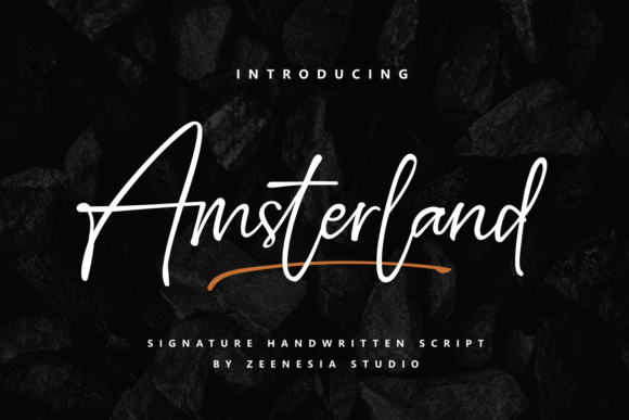 Amsterland Font - Featured Image