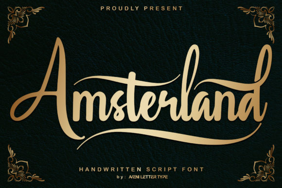 Amsterland Font - Featured Image