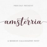 Amsterria Font - Featured Image
