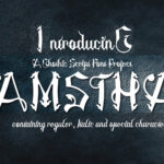 Amstha Font - Featured Image