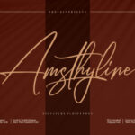 Amsthyline Font - Featured Image