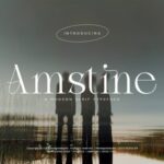Amstine Font - Featured Image