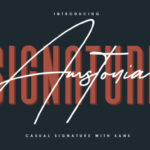 Amstonia Signature Font - Featured Image