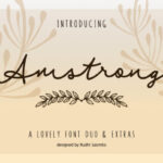 Amstrong Duo Font - Featured Image