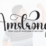 Amstrong Font - Featured Image