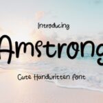 Amstrong Font - Featured Image