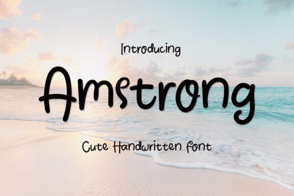 Amstrong Font - Featured Image