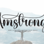 Amstrong Font - Featured Image