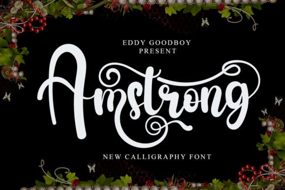 Amstrong Font - Featured Image