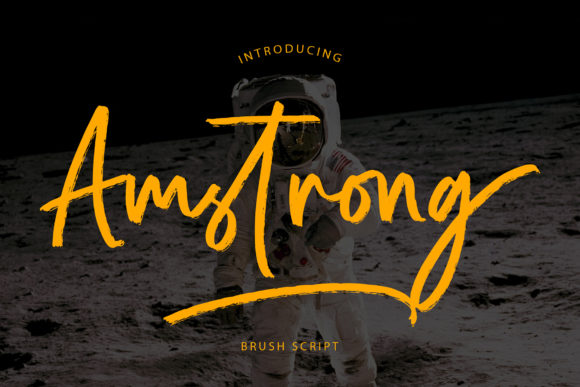 Amstrong Font - Featured Image