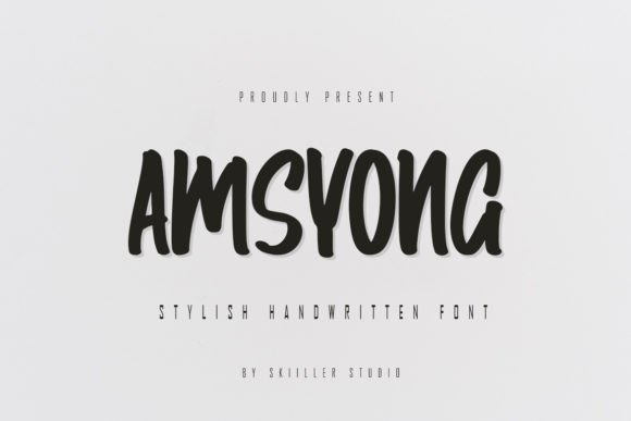 Amsyong Font - Featured Image
