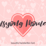 Amsyong Moment Font - Featured Image