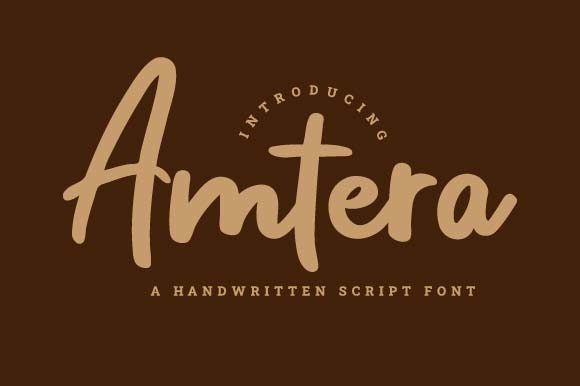 Amtera Font - Featured Image