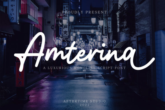 Amterina Font - Featured Image