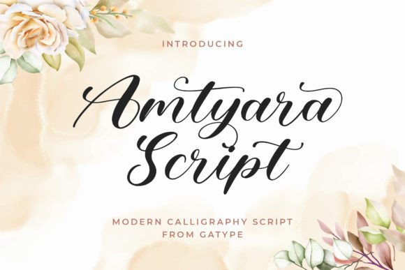Amtyara Script Font - Featured Image