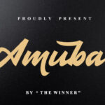 Amuba Font - Featured Image