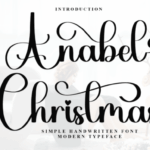 Anabel Christmas Font - Featured Image