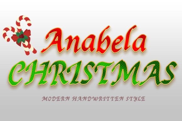 Anabela Christmas Font - Featured Image