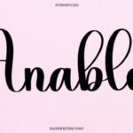 Anable Font - Featured Image