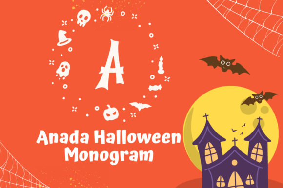 Anada Halloween Monogram Font - Featured Image