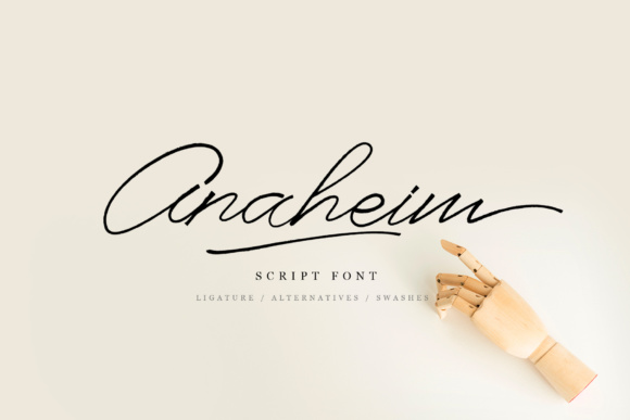 Anaheim Script Font - Featured Image