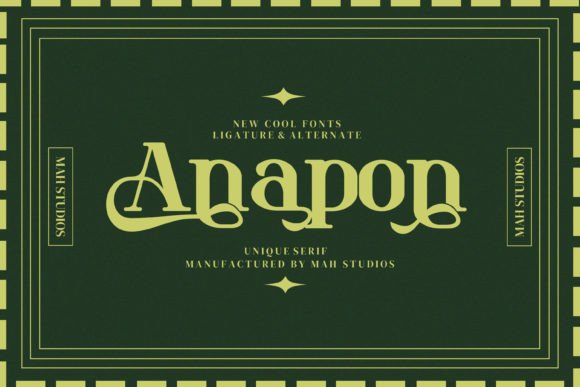 Anapon Font - Featured Image