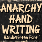 Anarchy Handwriting Font - Featured Image
