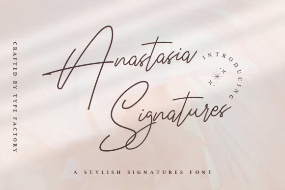 Anastasia Signature Font - Featured Image