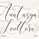 Anatasya Lenttera Font - Featured Image