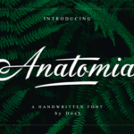 Anatomia Script Font - Featured Image