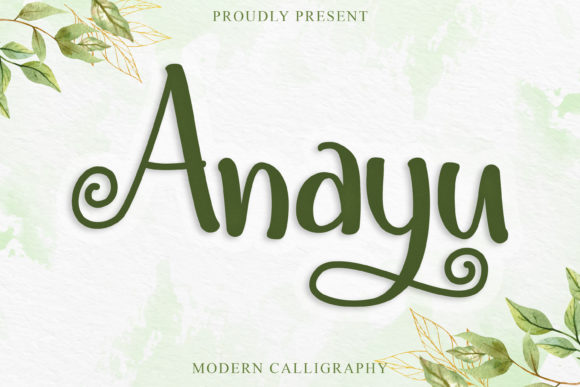 Anayu Font - Featured Image