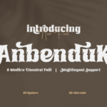 Anbenduk Font - Featured Image
