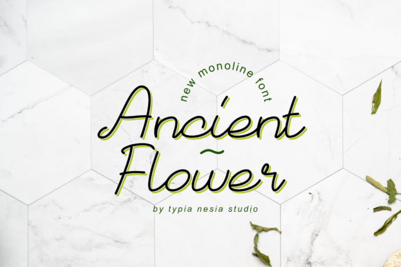 Ancient Flower Font - Featured Image