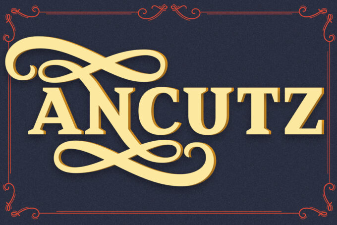Ancutz Font - Featured Image