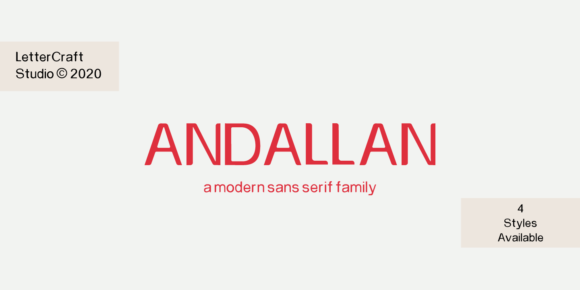 Andallan Font - Featured Image