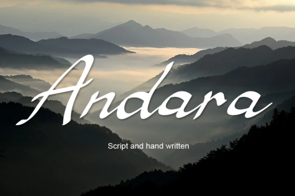 Andara Font - Featured Image