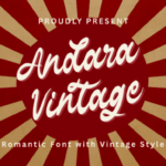 Andara Vintage Font - Featured Image