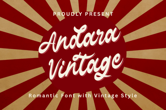 Andara Vintage Font - Featured Image