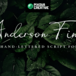 Anderson Finch Font - Featured Image
