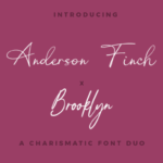Anderson Finch X Brooklyn Duo Font - Featured Image