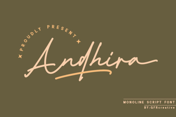 Andhira Font - Featured Image