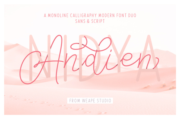 Andien Nidya Duo Font - Featured Image
