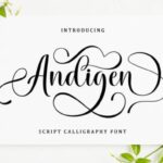 Andigen Font - Featured Image