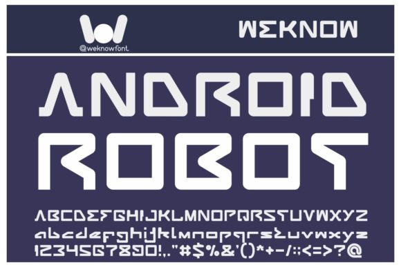 Android Robot Font - Featured Image