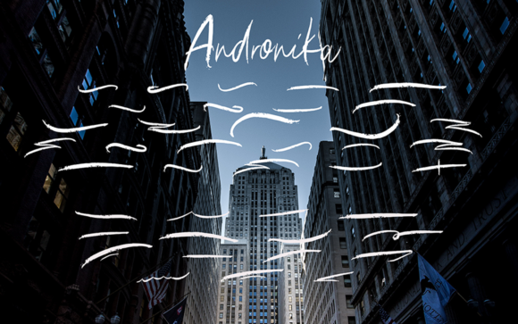 Andronika Font - Featured Image