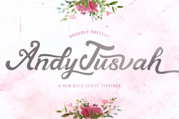 Andy Tusvah Font - Featured Image