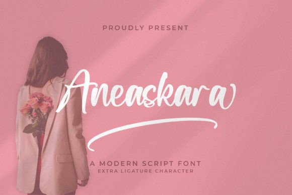 Aneaskara Font - Featured Image