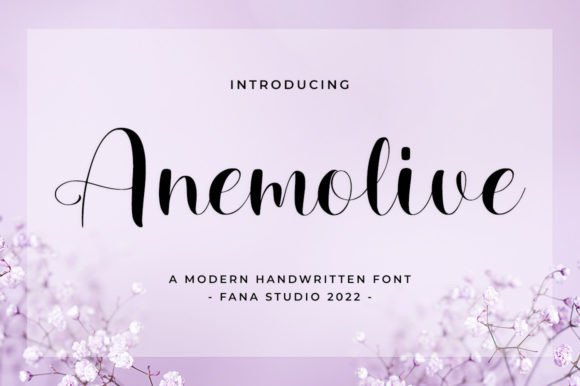 Anemolive Font - Featured Image