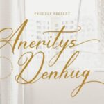 Aneritys Denhug Font - Featured Image