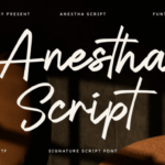 Anestha Script Font - Featured Image